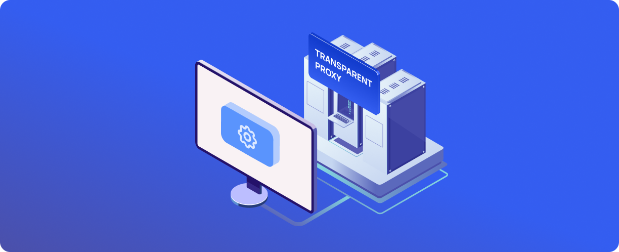 What is the difference between transparent and non-transparent proxies